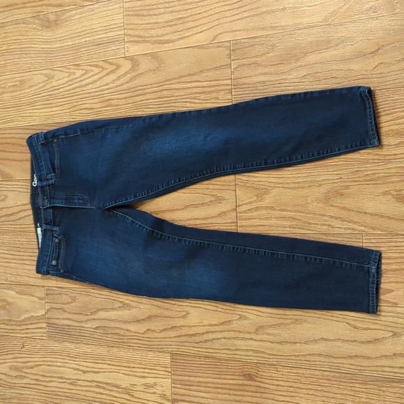 Gap Authentic True Skinny jeans dark wash mid-rise stretch women's size 28 - Picture 1 of 7